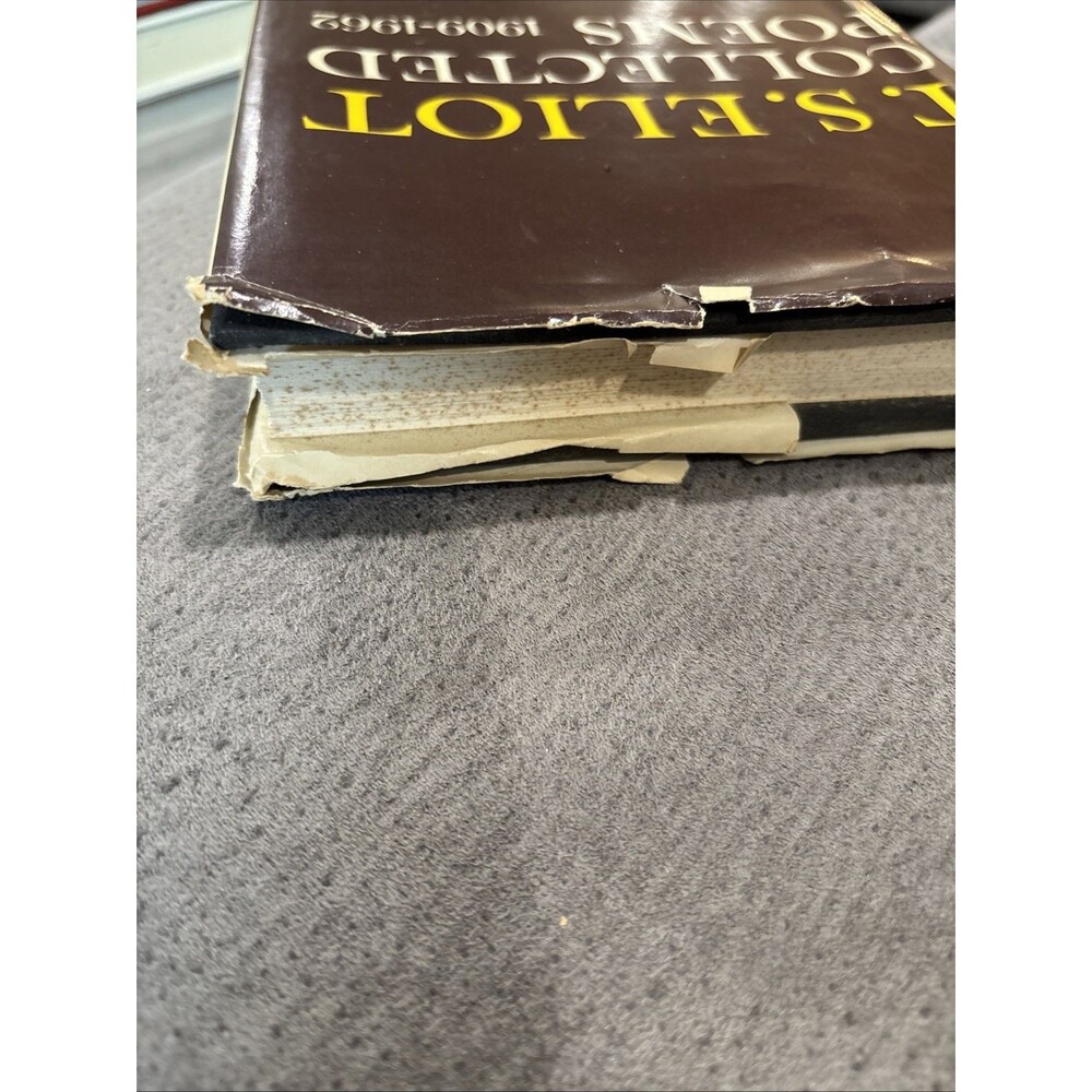 Collected Poems 1909-1962 T. S. Eliot Harcourt Brace HC DJ Collection Book 1970 - Picture 4 of 9